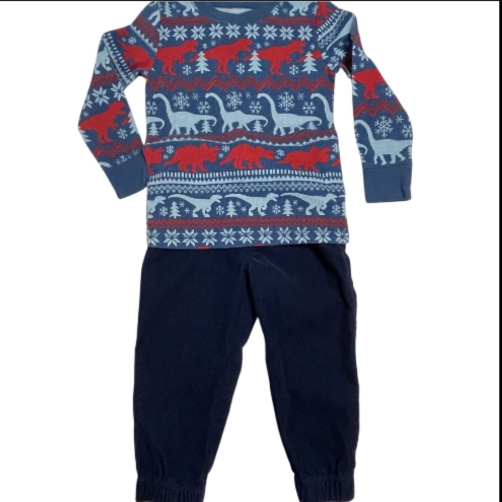 Carters Boys Corduroy Joggers with Dinosaur Matching Top